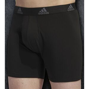 NEW Adidas Men's Performance Underwear Boxer Briefs Black Size XXL 3 PACK